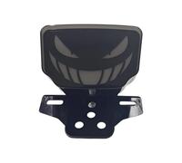 Genérico Motorcycle Rear Light, 12 V Motorcycle Indicator - LED Rear Light with Scary Smile, for Modification Long Trips Night Driving Low Road Visibility