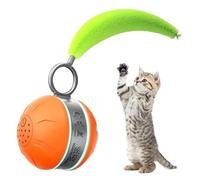 Generico Moving Dog Balls, Smart Cat Ball Toy, Interactive Plush Toys with LED Lights, Electric Pet Toy for Kitten Training Exercise Enrichment Indoor Outdoor Use, 1.81 x 2.64 x 1.97 inches