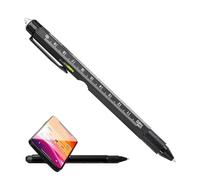 Genérico Multi-purpose Pen, 9 in 1 Tool with LED Light, Construction Pen with Screwdriver, Level, Ruler and Bottle Opener - For Father, Boyfriend, Husband, Christmas and Birthdays