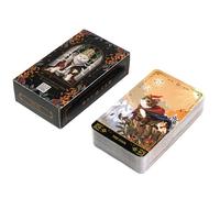 Generico Muse Cat Tarot Deck, English Divination Cards, Whimsical Fortune Telling Game, 10.5 x 4.13 Inches Vibrant Spiritual Art, Compact Gift Set 78 Cards for Psychic Reading, Meditation