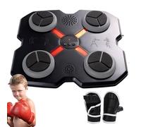 Generico Musical Boxing Machine, Training Equipment with Gloves - Boxing Device with Music | for Children Boys and Girls Training in the Gym and at Home Birthday Party