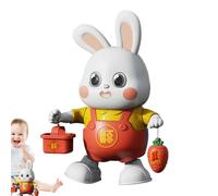 Genérico Musical Rabbit - Musical Rabbit Toys, Interactive Learning Musical Rabbit, Electric Cartoon Rabbit, 48 Moving Songs