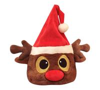 Generico Musical Santa Hat - Electric Santa Hat With And Music, Soft Interactive Party Object | Flashing Christmas Headwear For Men, Women, Youth, Ad