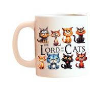 Generico n Animals - Ceramic Coffee Water Cup with Decorative Cat Pattern 3.74x3.15 Inch | Funny Milk and Water Cups, Handmade Drinking Cups with Motif