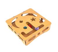 Generico Nail Scratcher for - Nail Trim Box for Scratching and Interactive, Grooming Toy with Rotating Balls for Cats Living in the House |
