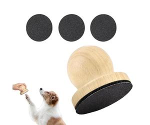 Generico Nails for Dogs - Wooden Sanding Board with 3 Interchangeable Discs - Panel for Grinding Nails Dogs, Suitable for Sanding and King Paws of Cats, Kittens and Puppies