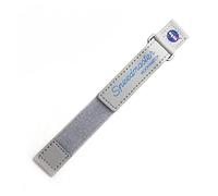 Generico NATO Type NASA MoonWatch Watch Speed Master Strap Compatible with Moonswatch Watches, Black White Grey 20 mm, grey, Born