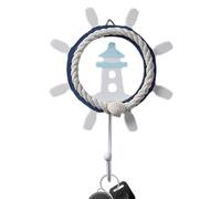 Generico Nautical Wall Hooks, Beach Towel Hooks | Coastal Wall Hooks Rustic Coastal Towel Rack | Coastal Coat Hanger, Decorative Hooks From, Chic Beach Theme for Coats