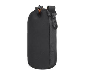 Generico Neoprene Case - Thick Padded Protective Case, Dustproof and Shockproof DSLR Bag, Drawstring Closure, Secure Camera Lens Cap | Custoda Disease, 18 cm, Fare riferimento alla descrizione, Please