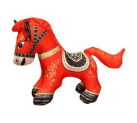 Generico New Year Plush Toy - Horse Doll | Adorable Festival Mascot Toy Brings Prosperity, Joy, Success for Bedroom, Living Room, Study, Sofa, Bam