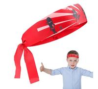 Genérico Ninja Karate Ribbon - 92 x 5 cm Children Hair | Light Polyester Costume Accessory | Party Birthday School Cosplay