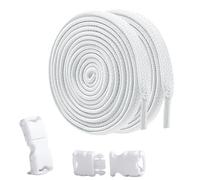 Genérico No Tie Support Cord: Reliable Elastic Construction, Comfortable Slip Feeling, Adjustable Tension For Stable Wear, Functional Laces For Even Day Use, A, Consulte la descripción