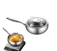 Generico Non-stick Frying Wok - Titanium Quick Heating Coate | Stir with Handle | Non-Stick Frying Wok | Rust Proof Kitchen Cooking Restaurant Trade