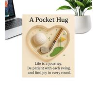 Genérico Notecard,Heart Shaped Design with Sports Theme | Inspirational Message Card | for Travel Work Home School Men Women