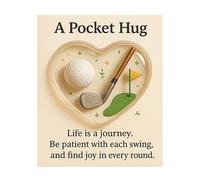 Genérico Notecard - Small and Compact Heart-Shaped Design - Inspirational Notecard | For Gifting In