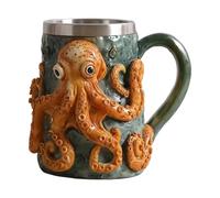 Generico Novelty Octopus - Multifunctional Coffee 160ml Sea Creature Design | With Sea Creature For Hot And Cold Drinks, Milk, Fruit Juices, Tea, Milk, Beer And