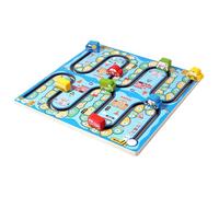 Genérico Number Maze Game | Wooden Sorting Toys | Wooden Board, Two Player Battle, Educational Counting Toys for Schools, Kindergarten