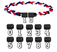 Generico Number Pendant for Athletes - Silicone Necklace Pendant | Numbers 0-9 - Jewel Memorial For Athletes Coaches Fathers Gift Birthday Christmas Father's Day