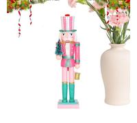Genérico Nutcracker Christmas Decoration - Wooden Figurine 38 cm, Nutcracker, Traditional Christmas for Party, Kitchen, Shelf, Bedroom, Living Room, Cabinet, Halloween, Thanksgiving