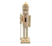 Genérico Nutcracker Without : Tall Carved Models, Simple Soldier Ornament | Wooden Holiday Trailers with Brush Art Design for Housewarming Events, Classroom Projects,