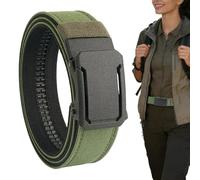 Generico Nylon Belts - Double Layer for Clothing, Reinforced Belt for Men, for Work Training, Hiking, Outdoor, Jeans Trousers Complete Boys Waist, army green, riferimento alla descrizione