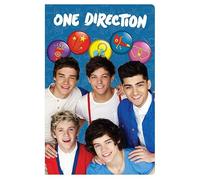 Generico OneDirection A5 Notebook - Band Members with Colourful Balloons