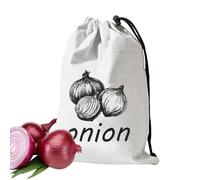 Generico Onion Bag - Canvas Onion and Potato Sack | Large Reusable Food Container with Side Zipper for Pantry Kitchen Home Fruit, b, Please refer to the description, Please refer to description