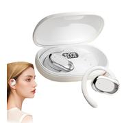 Generico Open-Ear Air Conduction Earbuds With 90° Adjustable Hooks | IPX5 5.3 Noise Cancelling | HiFi Wireless Sport Earphones With | 30 mAh Battery 200 mAh Charging Case For IOS