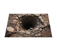 Generico Optical Illusion Carpets - Non-Slip and Washable Interactive Rugs - Illusion of Hole on the Rug - for Children Family Friends Adults Men Women Home Indoor Office Bedroom