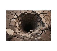 Generico Optical Illusion Rugs | Fun Interactive Washable Non-Slip Rugs 3D Illusion Area Rug for Kids Home Indoor Office Room Work Area