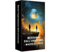 Generico Oracles Messages from the Universe, Bouquet of 54 Oracle Cards with Inspirational Messages, Illustrated Cards in Italian, Ages 14+