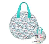 Generico Organized Sewing Bag, Lightweight Accessories, Multi-Pocket Craft Bag, Convenient Punch Bag Standing 12.6 x 8.27 x 2.36 for Beginners and Adults Colourful, multi-coloured, riferimento