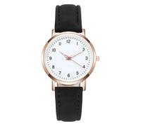 Genérico Orologi Da Donna - Orologi Casual Alla con Luminosità Al Buio, Strumenti Di Tempistica per SPA Viaggi Interni Trasferte Vacanze Scuola | per Casa E Scuola, Black, Consulte la descripción