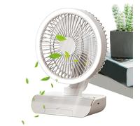 Generico Oscillating Fan for Air Circulation, 5 Speeds with Remote Control - 2000 mAh Rechargeable for Men and Women Air Cooling