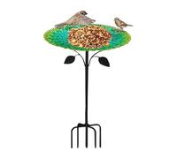 Generico Outdoor Bird Bath | Decorative Standing Garden Decoration - Garden Bird Bath, for Parrots, Parakeets Parakeets Courtyard Patio Lawn Ground Balcony