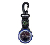 Generico Outdoor Survival Watch with Carabiner for Camping Hiking Backpacking, Sports and Activities, Mountaineering Adventure, Men and Women, blue, Please refer to the description