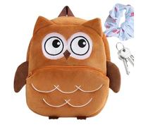 Genérico Owl Backpack,Soft School Backpack With Cartoon Owl Design | Children's School,For Kindergarten Activities at the Zoo Park Garden