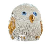 Generico Owl Christmas Decorations | Shiny White Ornaments | Owl Statues for Home Decoration - For Christmas Complex and Gifts for the Home Living Room Bedroom Bookcase