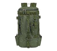 Genérico Oxford Backpack Bag with Multiple Pockets, Gear with Rod Holder, Unisex for Baits and Lures, Camping, Hiking, School, Gym and Travel, green, Consulte la descripción, See description