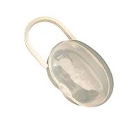 Genérico Pacifier Holder - Pacifier Case, Transparent Pacifier Container, Transparent Protective Case for Pacifier, Anti-fall Pacifier Container for Travel, White/Dark Grey , Consulte la