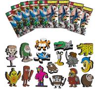 Genérico Pack of 8 Figures 3D Surprise Brainrot Italian Memes - Official Collection of 100 3D Figures of the Brain Rot Italian Memes - 8 Surprise Envelopes - Tralalero, Tung Tung, Cappuccino