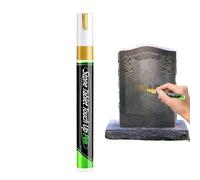 Genérico Paint Pen for Touch-ups - Permanent Restoration UV Resistant and Waterproof - Marker for Gravestone Marker, for Ceramic Glass Metal Commemorative Inscriptions In