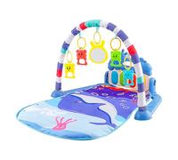 Generico Palestrina Play Mat 3-12 75 x 58 x 40 cm | Musical Activity Centre with 5 Hanging Sensory Toys Gift Birth Girl Cognitive Development Mat, purple, riferimento alla descrizione, Please