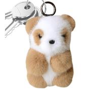 Generico Panda Bag Pendant, Padded Panda Keychain - Car Key Chain Charm - for Kids Bag Ornaments, Backpack Pendant, Plush Key Pendant for Family, Co