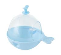 Genérico Parakeet Bath for Cage | Multifunctional Interactive Hanging, Bath Bowls for Indoor Cage, for Indoor Home Cockatiels Canaries Parakeets Lovebirds Shower and Play