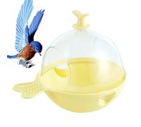 Genérico Parakeet Bath | Large Interactive Hanging Toys,Bath Bowls And Toys for Birds Pets and Parrots | for Cockatoo Lovebird Finches Canaries Indoor Home Shower Game