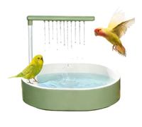 Generico Parakeet Cage Shower - Automatic Parakeet Bath for Parakeets, Parakeet Bathtub, Parrot Shower | Rotating Cage with Water Flow for Shower Fountain P