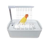 Generico Parrot Bath, Electric Bird Bath for Parrots & Pet Birds Made of Durable ABS, 12.99 x 8.66 x 10.24 Inches, Interactive Shower with USB Port for Daily Care, Play & Hygiene, Ideal