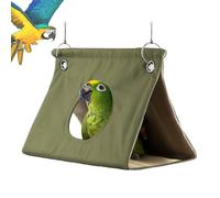 Genérico Parrot Tent - Winter Sanctuary, Triangle Closed Cubicle Style, Inner Space 180 mm High + 160 mm Wide, Thick Thermal Fleece Material - for Agaporn