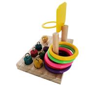Generico Parrot Toys | Interactive Gym for Mental Development of Parrots, Domestic Basketball Toy, for Canaries, Diamonds Mandarins, Goldfinches,
